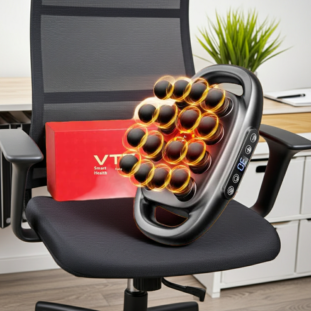 16-Head Deep Tissue Massage Gun – Powerful Relief for Total Body Recovery